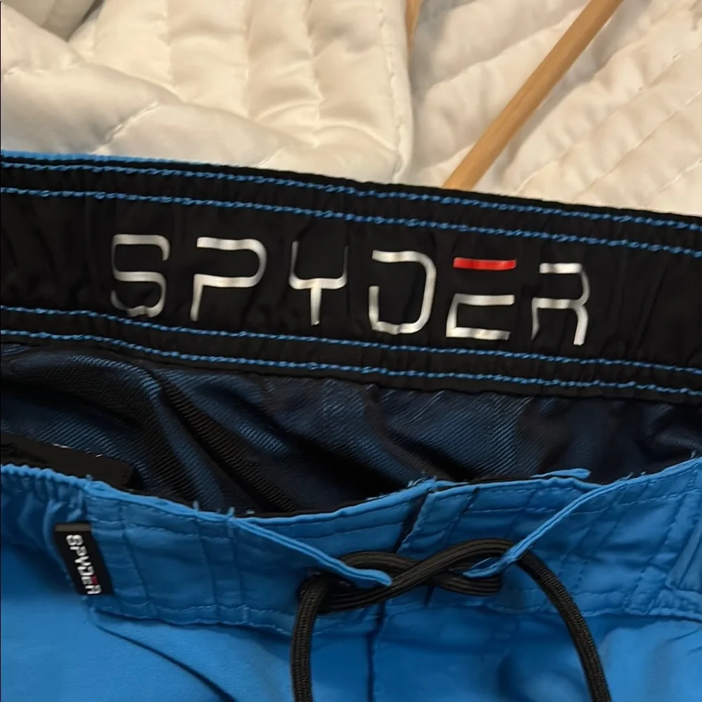Spyder Blue Swim Shorts with Pocket